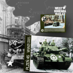 T1010 Kniha PLZEN 45 WW2 TRACKS WHEELS